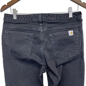 Carhartt Bootcut Black Original Fit Women's 6x32 (Actual 30Wx30L) Low rise READ